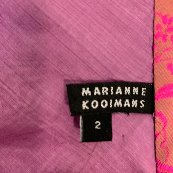 Koko Venice A-Line Silk Floral Skirt Designer Handcrafted Unique RARE Size 2 XS - Picture 6 of 10